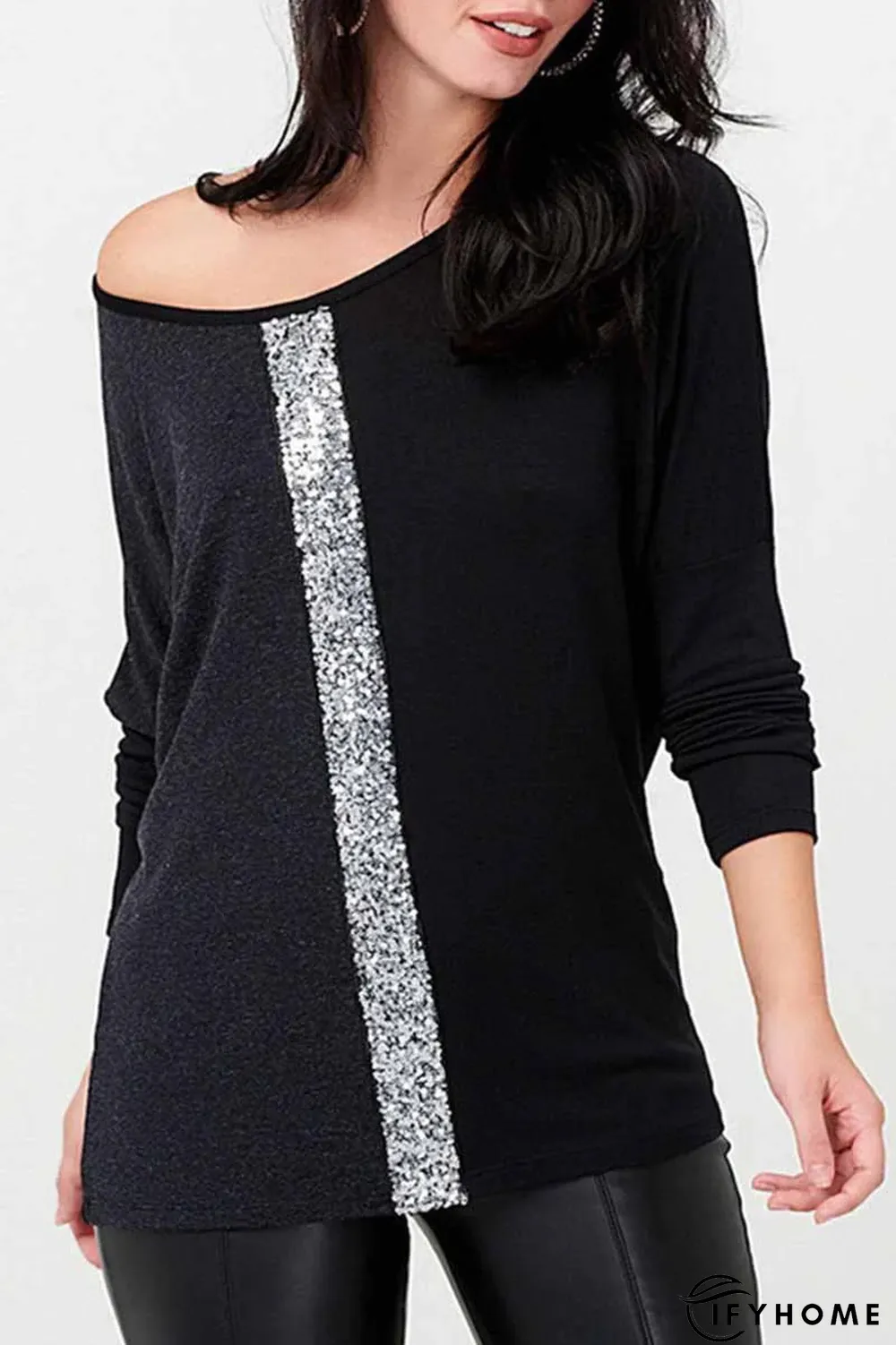 Casual Sequins Tops | IFYHOME