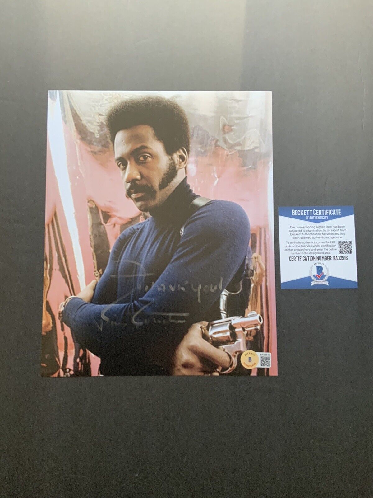 Richard Roundtree Hot! Signed autographed Shaft 8x10 Photo Poster painting Beckett BAS Coa