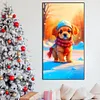 uk.everydayedeals (Limited Stock)Diamond Painting - Full Round - Dog in the Sunshine Snow(40*70cm)