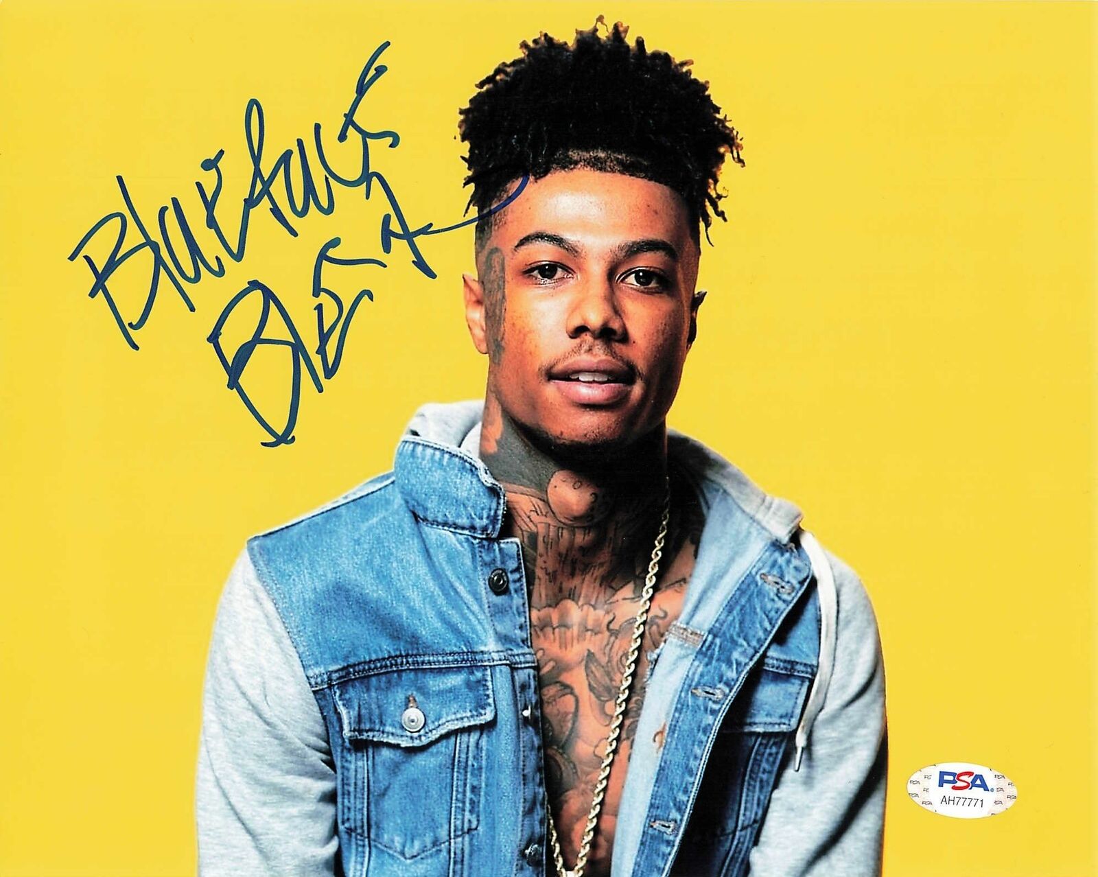 Blueface signed 8x10 Photo Poster painting PSA/DNA Autographed Rapper