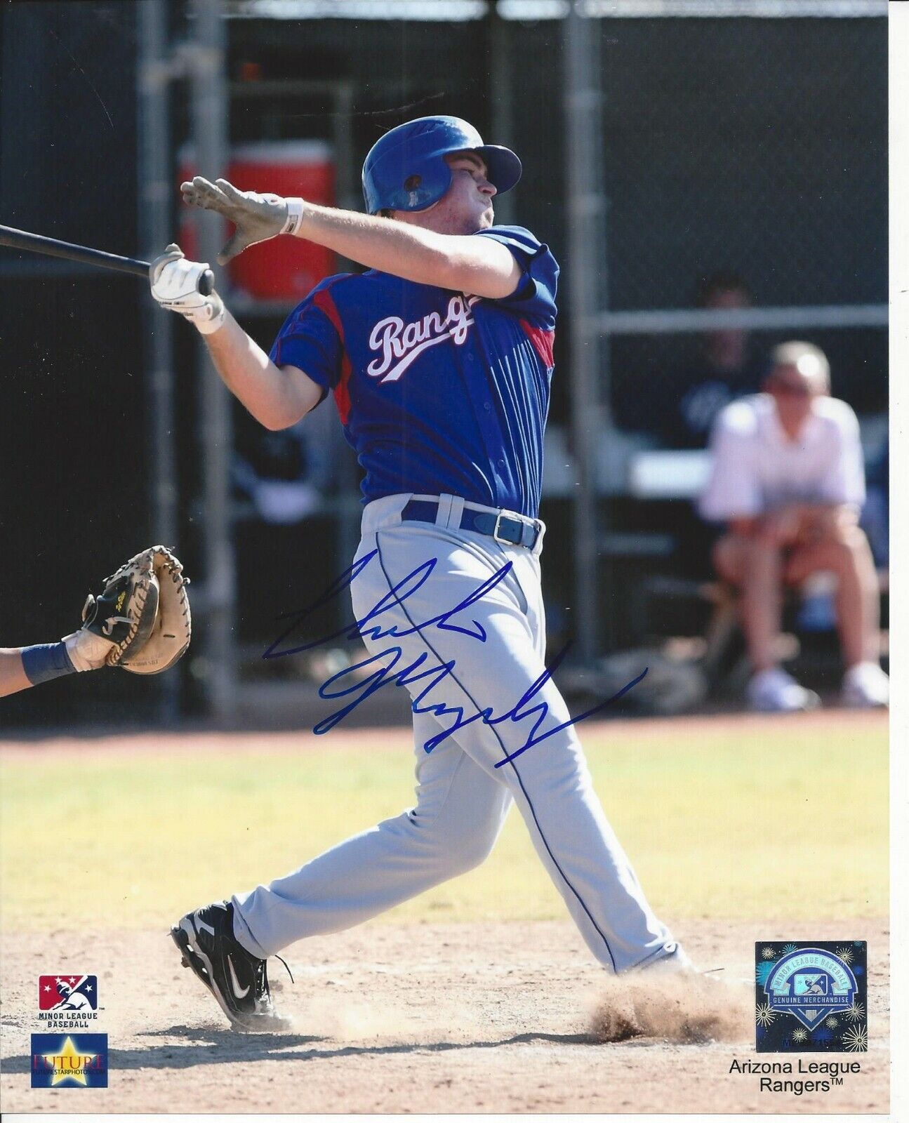 Clark Murphy Autographed 8x10 Texas Rangers#S1017