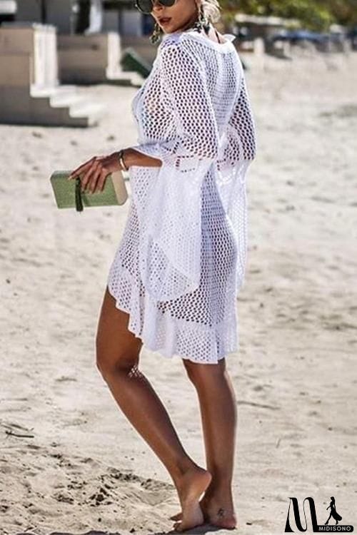 MidiSono - Hollow Flares Sleeve Cover Up