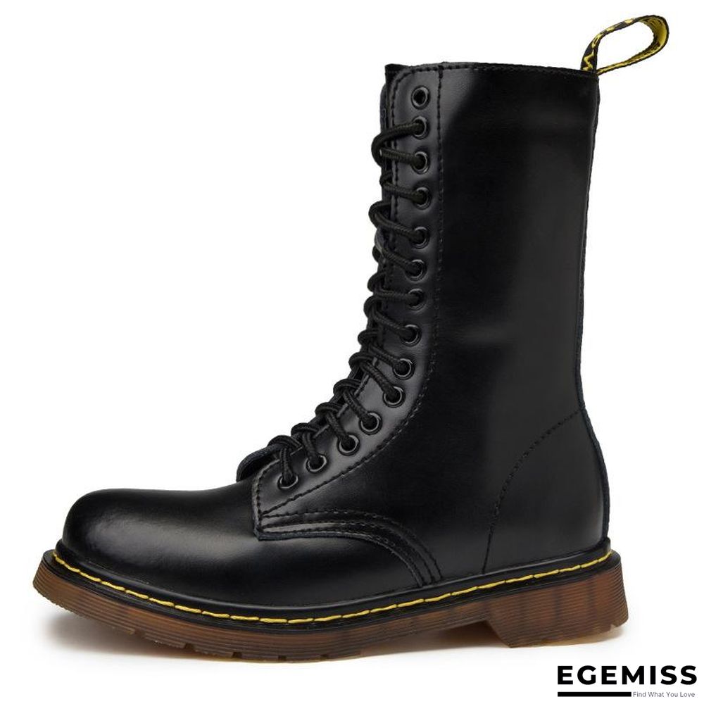 Autumn and winter all-match Martin boots high-top shoes men's Korean version of the trendy casual Gaobang sports waterproof non-slip retro boots | EGEMISS