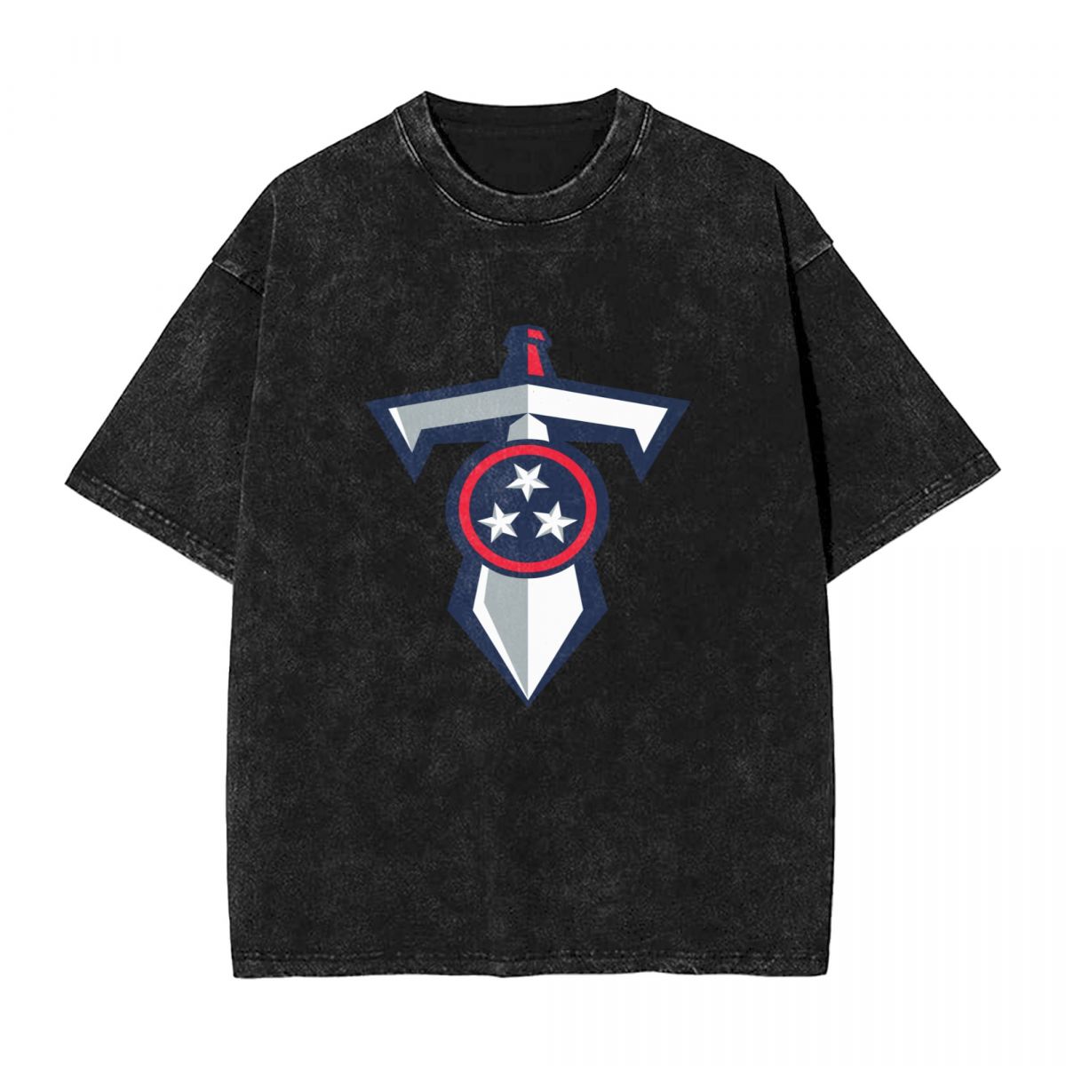 Tennessee Titans Printed Vintage Men's Oversized T-Shirt