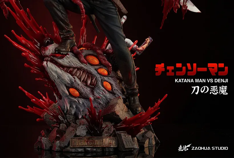PRE-ORDER ZaoHua Studio Chainsaw Man Katana vs Denji 1/6 Statue(GK)