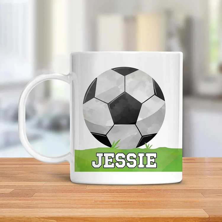Personalized Football Lovely Kids Ceramics Mug |Mug07