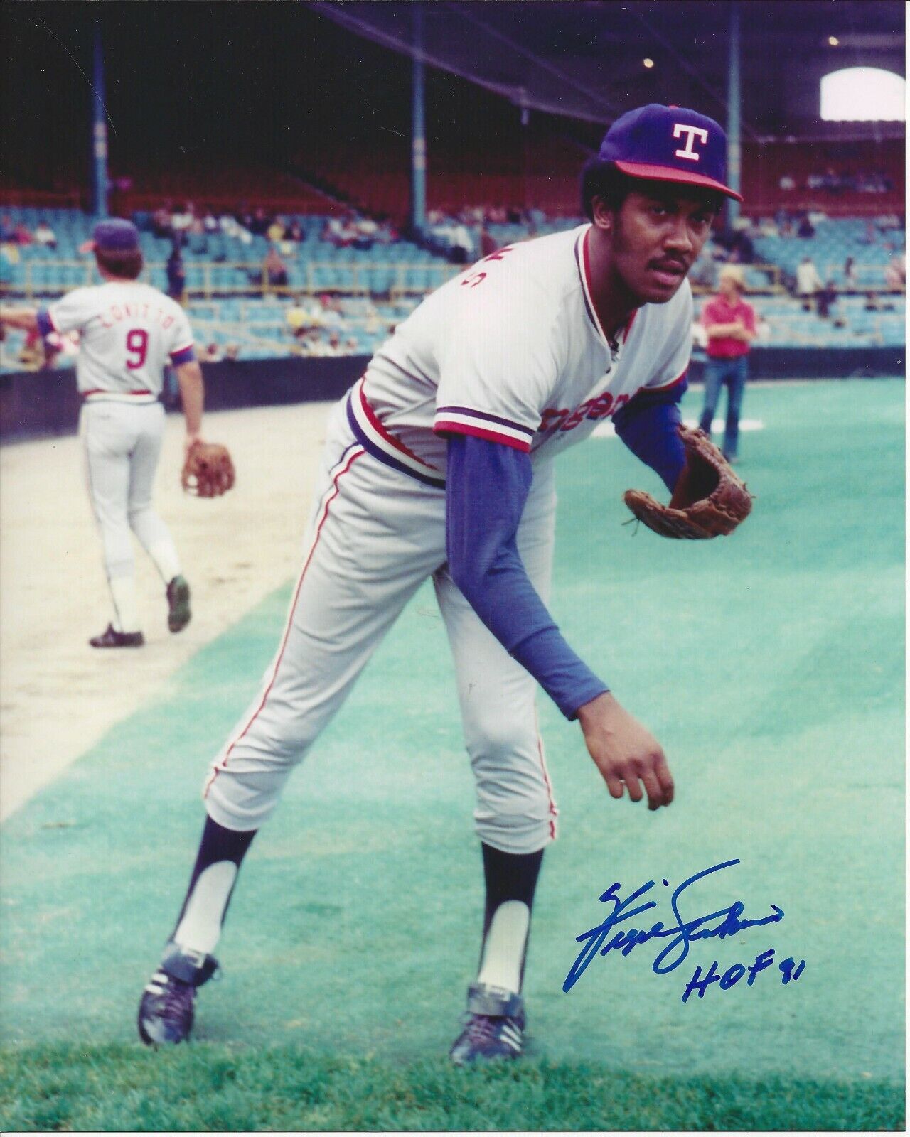 Fergie Jenkins Autographed 8x10 Texas RangersHOF #5