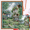 Villa - 14CT Stamped Cross Stitch - 35*44cm
