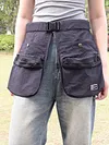 Outdoor Running Waist Apron with Pocket Waist Pack Adjustable Belt for Women/Men