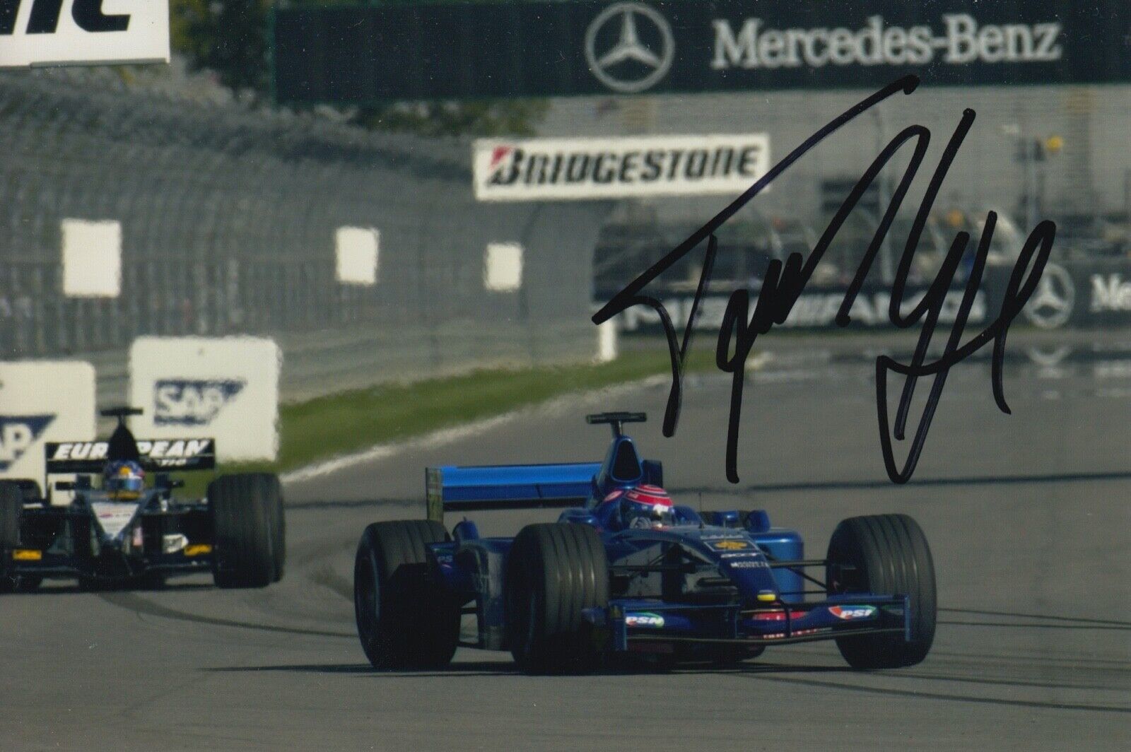 TOMAS ENGE HAND SIGNED 6X4 Photo Poster painting - FORMULA 1 AUTOGRAPH - F1 3.