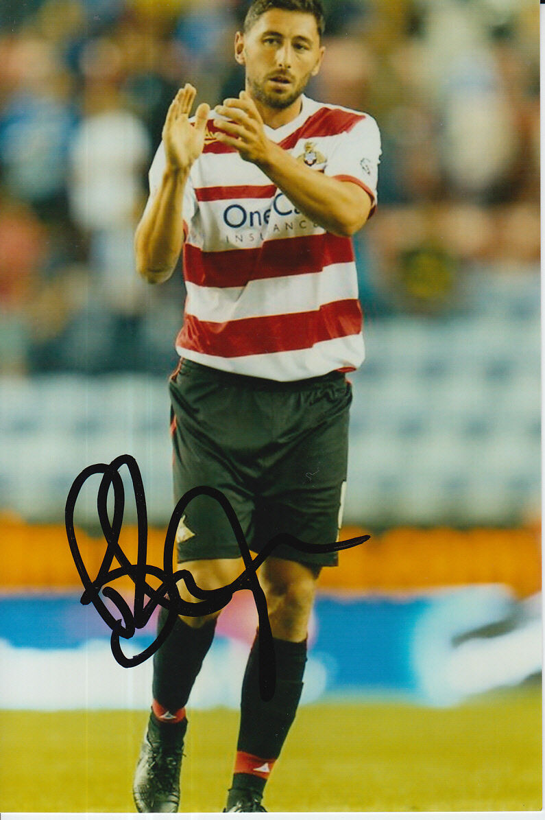 DONCASTER ROVERS HAND SIGNED BILLY PAYNTER 6X4 Photo Poster painting 1.