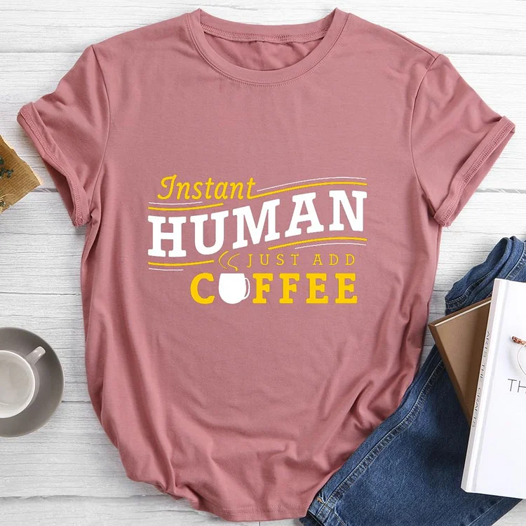 coffee Round Neck T-shirt