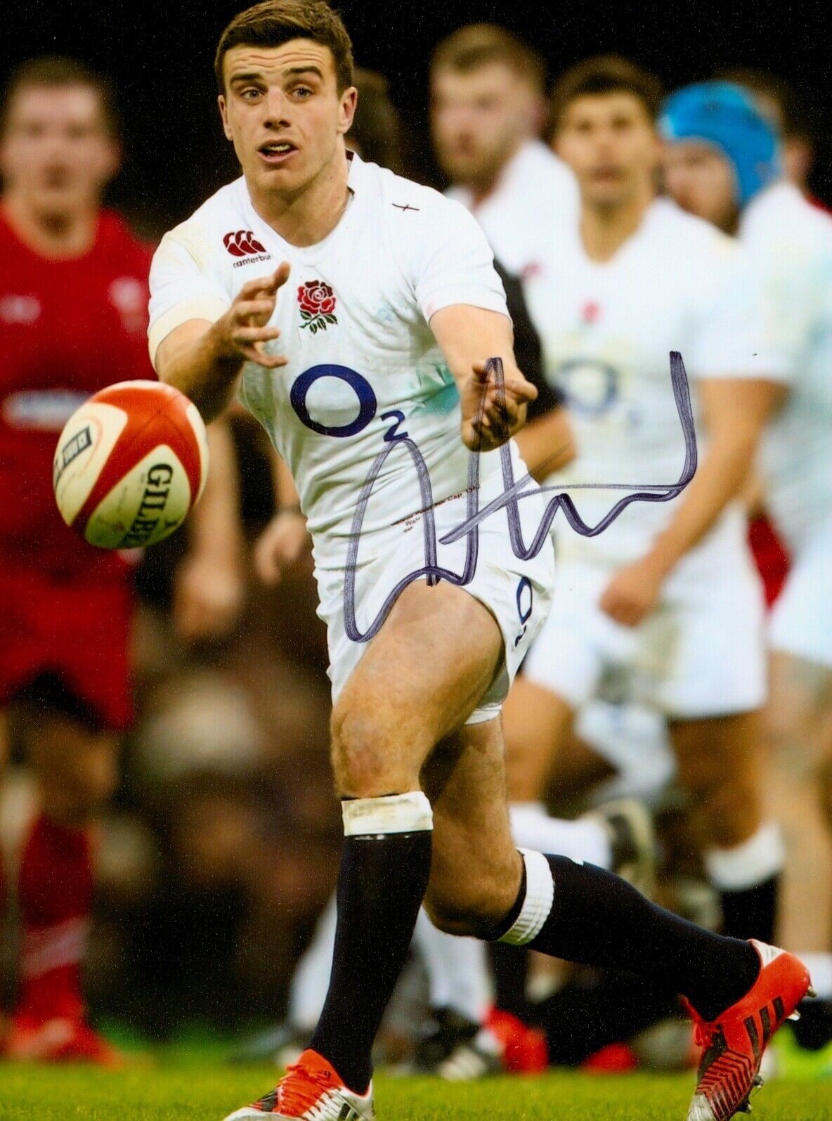 George Ford Signed 6x4 Photo Poster painting England Rugby Union Autograph Memorabilia + COA