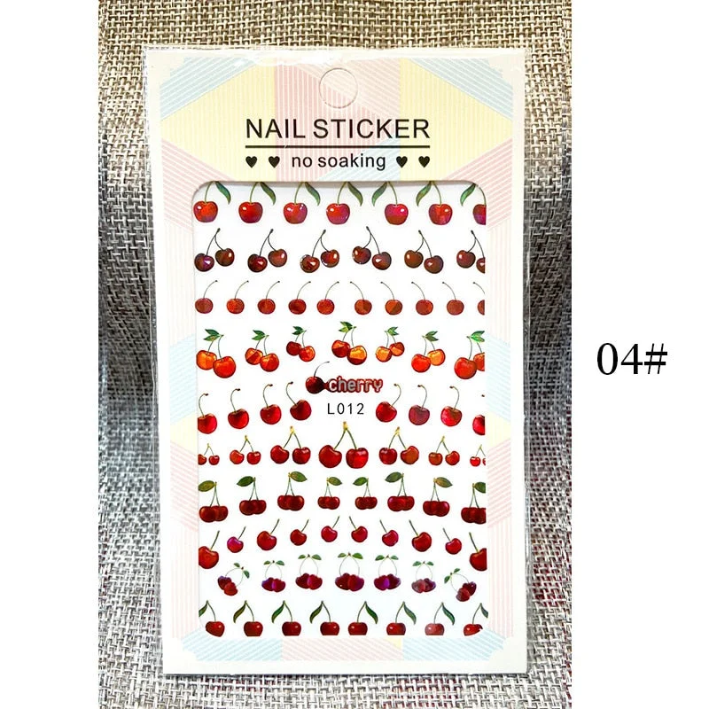 1 Sheet New Roman English Alphabet Number 3D Nail Stickers Christmas Animals iridescent Gold Silver Word Small Letters Nail