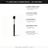 Sulunmo Small Powder Makeup Brush - Precise Compact Flat-Top Bristles for Setting Powder, Blush & Contour, Premium Soft Synthetic Fiber, Professional Cosmetic Tool with Ergonomic Black Handle