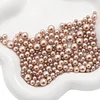 Flashing 3-8mm ABS Nonporous Pearls Colorful DIY Accessories