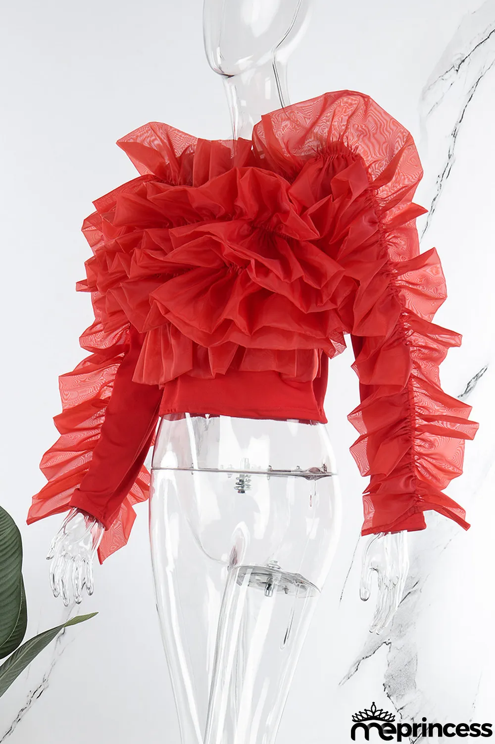 White Elegant Solid Patchwork Appliques O Neck Tops