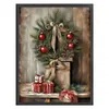 Christmas Wreath-11CT Stamped Cross Stitch 40*53cm/15.75*20.87in tapestrymarket