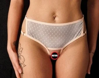 pornhint Pornhint Women Crotchless Panties, Sexy Women Underwear, Mature Crotchless Lingerie, Sexy panties for Women, Open Panties, Transparent Panties