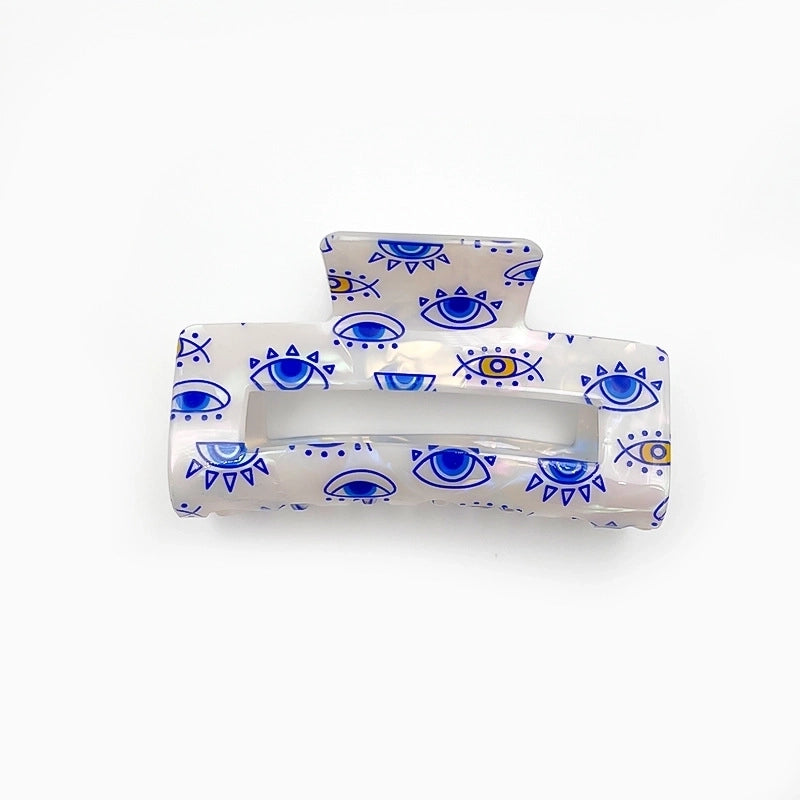 Women’s Casual Minimalist Eye PVC Hair Claws