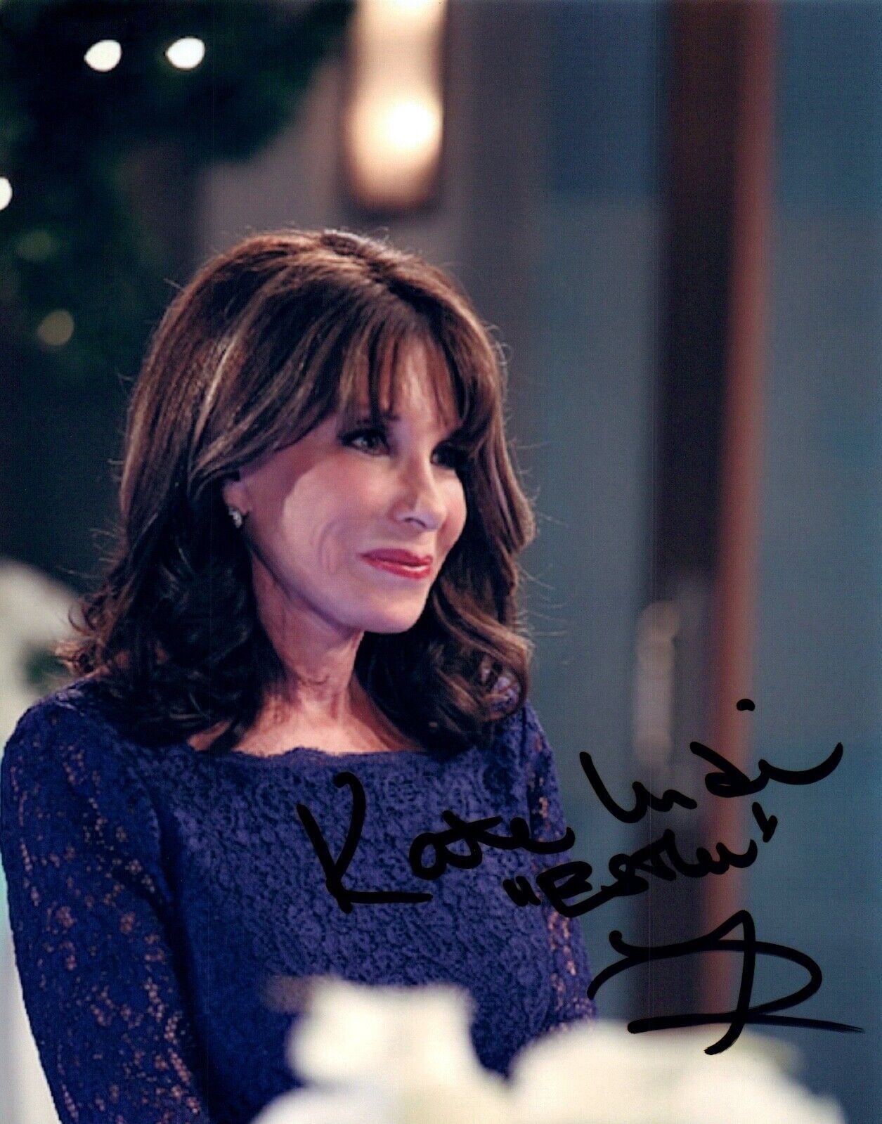 Kate Linder Signed Autographed 8x10 Photo Poster painting THE YOUNG AND THE RESTLESS Actress COA