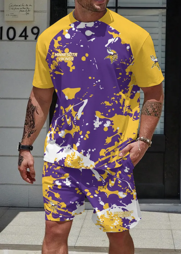 Minnesota Vikings Limited Edition Top And Shorts Two-Piece Suits