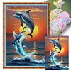 (Multi-Style) Marine Life-11CT Stamped Cross Stitch  40*50cm/15.75*19.69in