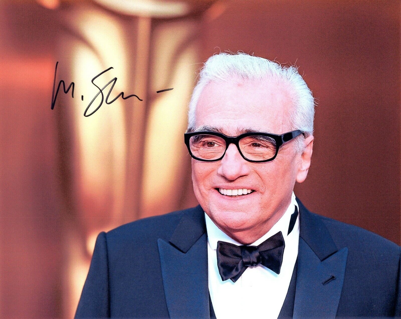 Signed Photo Poster painting of Martin Scorsese10x8