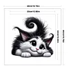 Lying Cat-11CT Stamped/Counted Cross Stitch 40*40cm/15.75*15.75in tapestrymarket