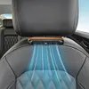 2Pcs Car Rear Seat Headrest Cooling Fan USB Powered Fan Car Interior Accessories