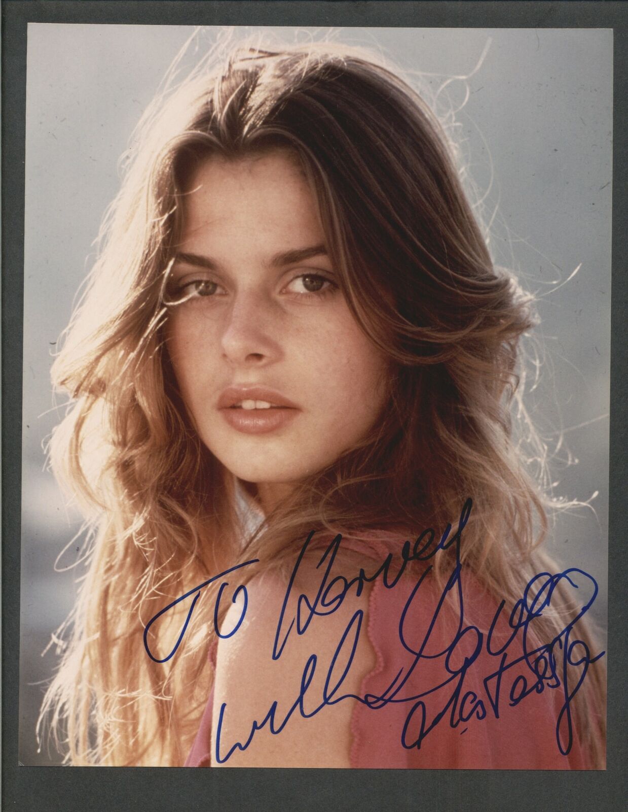 Nastassja Kinski - Signed Autograph Color 8x10 Photo Poster painting - Cat People - Paris Texas