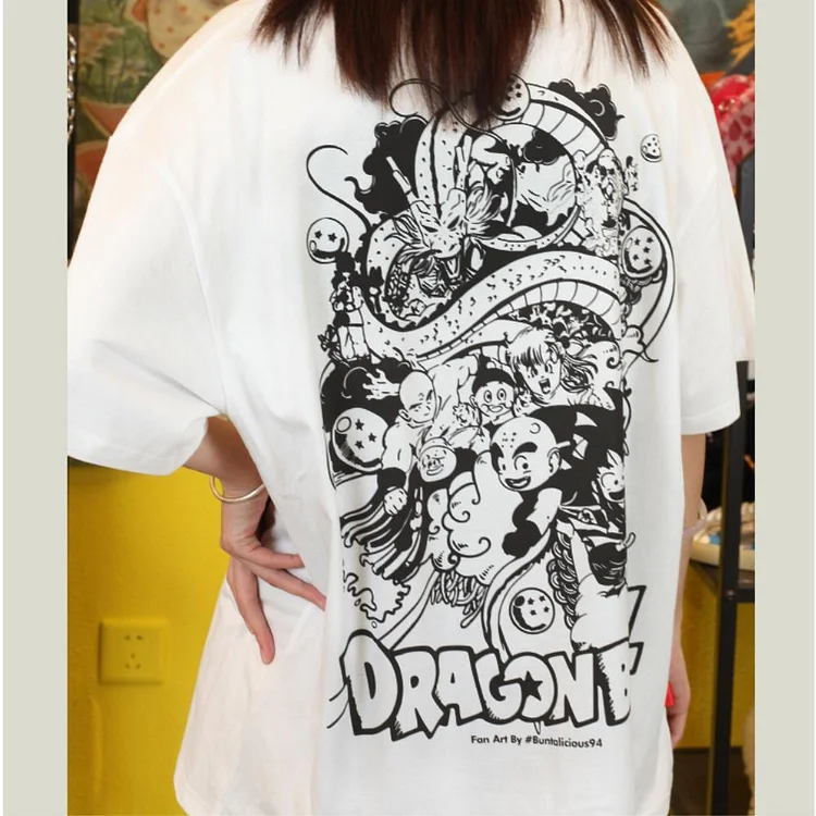 Pure Cotton Dragon Ball Graphic T-shirt weebmemes