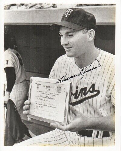 Harmon Killebrew Signed Autographed Minnesota Twins 8x10 inch Photo Poster painting - Died 2011