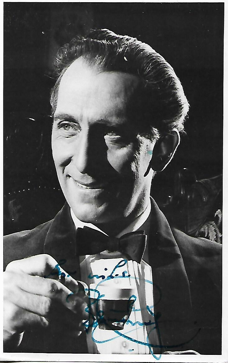 Peter Cushing Autographed 4 x 6 Signed Vintage Photo Poster painting COA