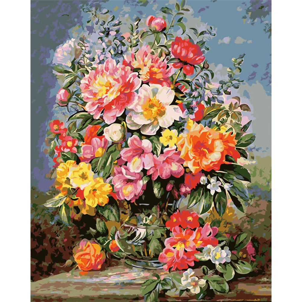 

40x50cm - Paint By Numbers Flowers Gift, 501 Original