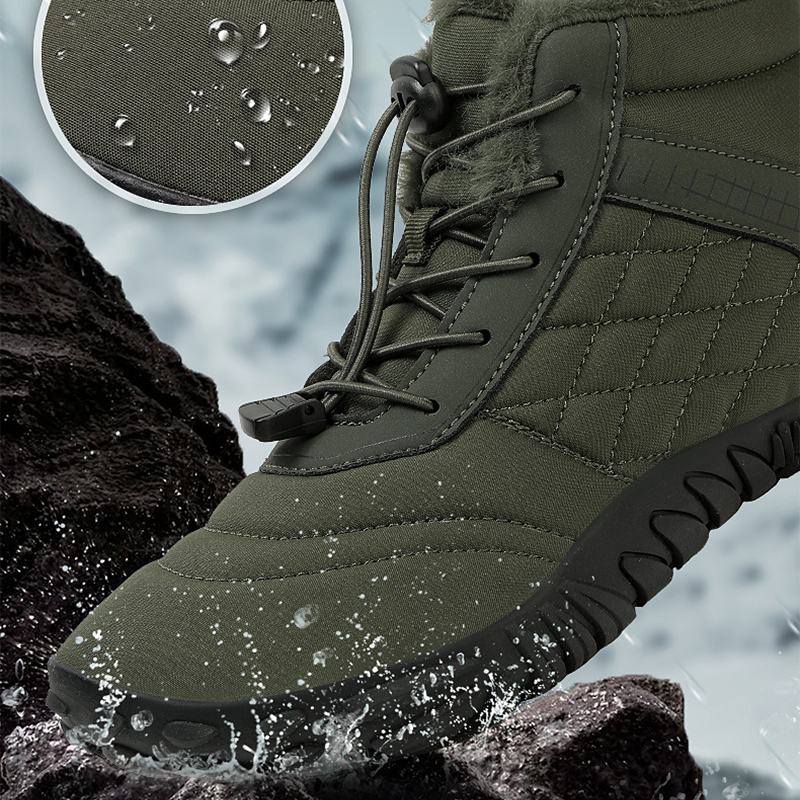 Fleece Warm Waterproof Non-slip Outdoor Boots For Men And Women