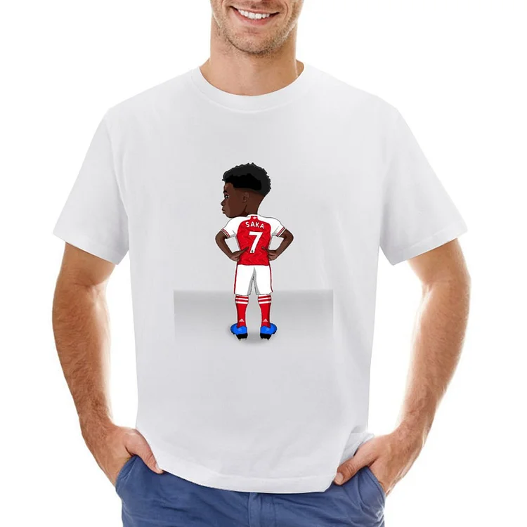 Art Bukayo Saka Cartoon Inspired T-shirt