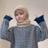 Ensemble bonnet et &eacute;charpe chauds d'hiver pour enfants