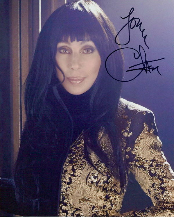 Cher signed 8x10 Photo Poster painting in-person