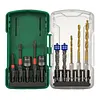 10-Piece Impact Driver Bit Set with Portable Hard Case Hex Shank Twist Drill Bit & Socket Set Impact Resistant Portable Power Tool Accessory