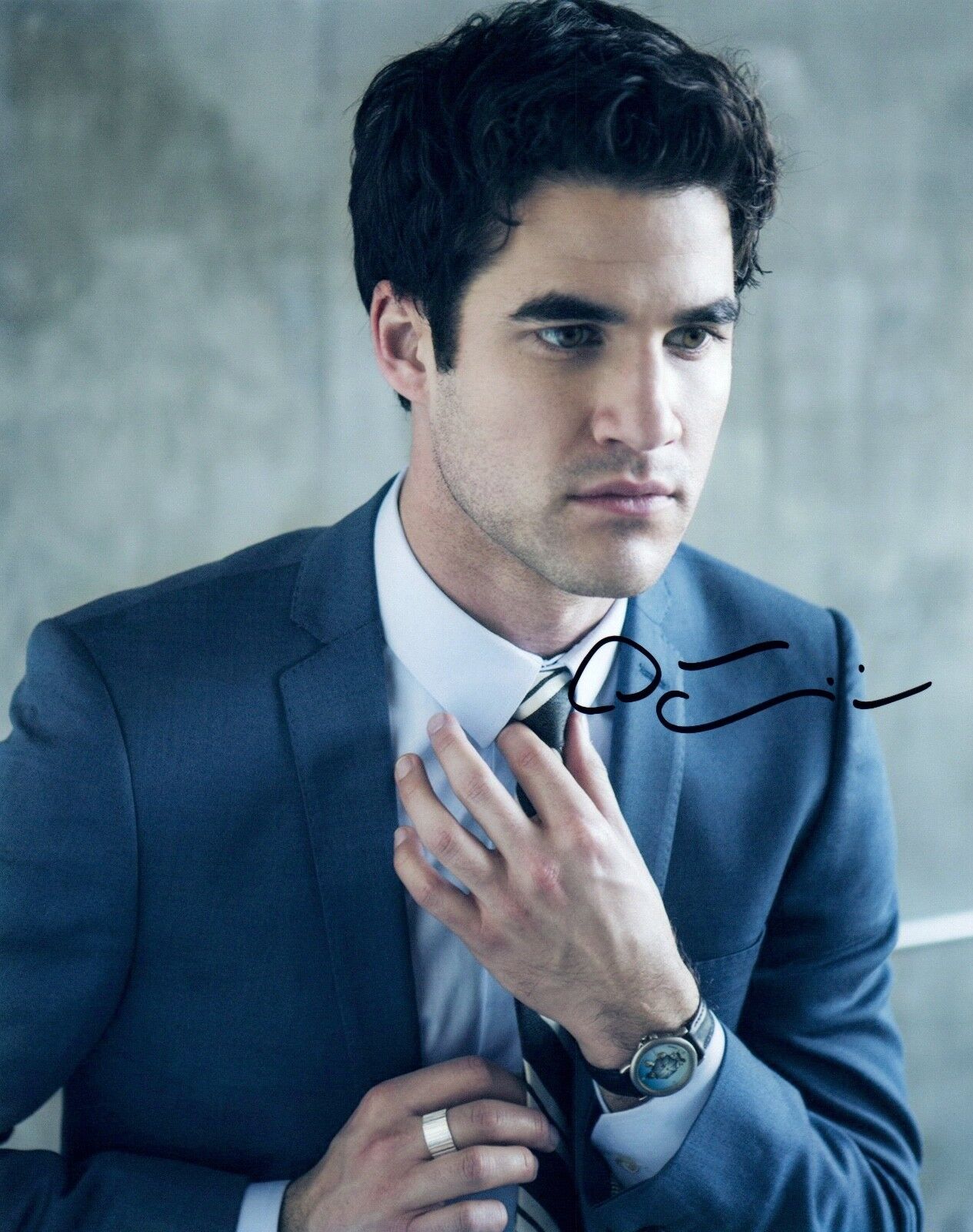 Darren Criss Signed Autographed 8x10 Photo Poster painting GLEE Handsome Actor COA