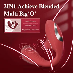 10 Air-pulsing Clitoral Sucker With G-spot Vibrator