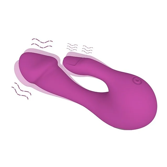Finger Trick - Double Stimulation Vibrator For Men And Women - Rose Toy