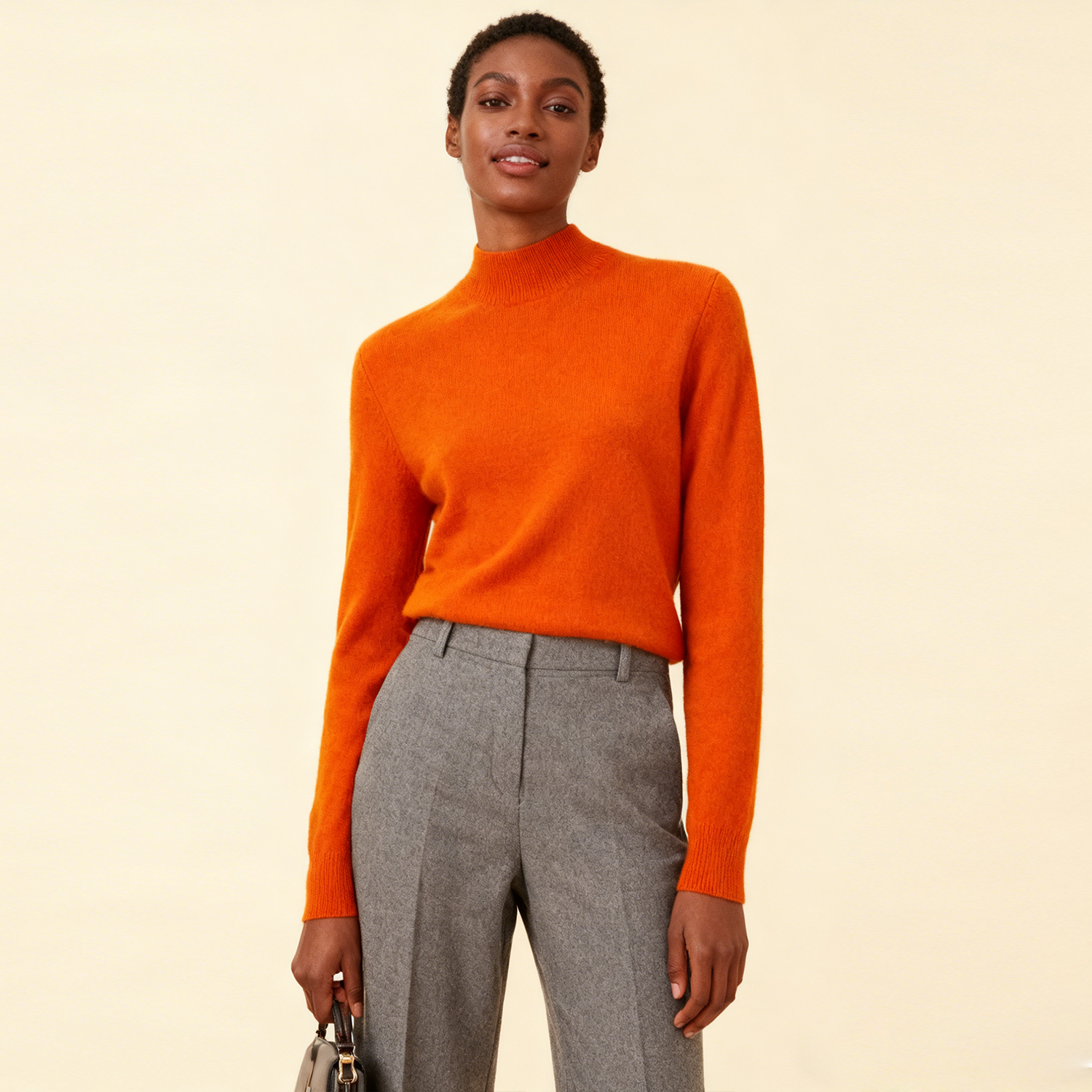 Multi-color Knit Women's Cashmere Sweater REAL SILK LIFE