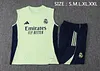 2025/2026 Real Madrid Pre-Match Training Light Green Vest+Shorts Football1:1 Thai Quality
