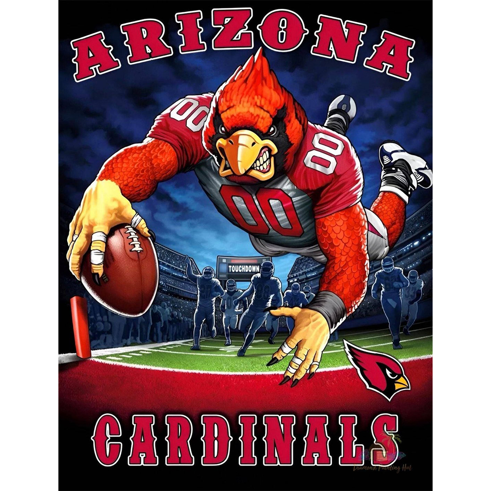 

NFL Football Arizona Cardinals - Round Drill Diamond Painting - 30*40CM, 501 Original