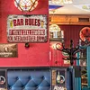 Bar Rules - Vintage Metal Signs - 20*30cm - Warning