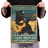 Guitar Cat - Vintage Metal Signs(12*16Inch) - Cat
