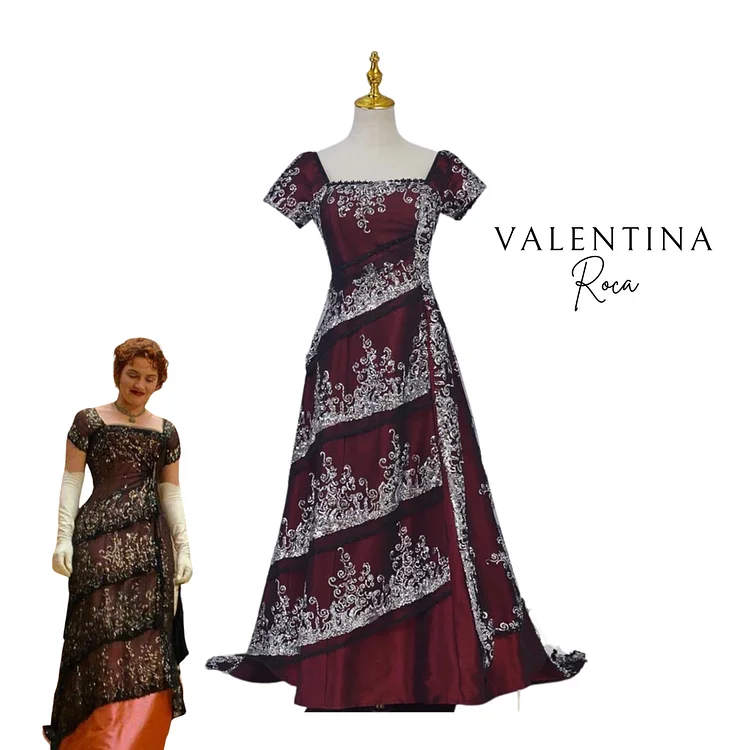 Rose Dewitt red lace Titanic Commissioned Costume, Titanice Cosplay