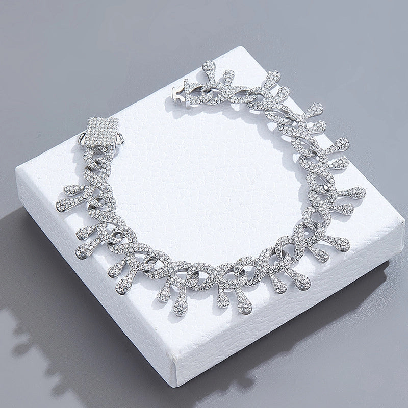 Hip-Hop Punk Geometric Alloy Men's Bracelets Necklace Men Chain Necklaces